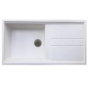 سینک گرانیتی تک لگن با سینی طرح مانلی