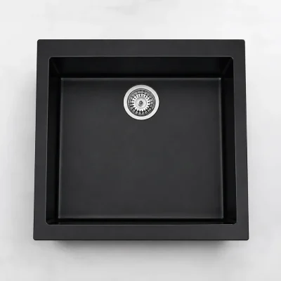 01-black-product سینک گرانیتی تک لگن