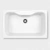 01-white-product سینک گرانیتی تک لگن بزرگ مدل ریرا ZINAS