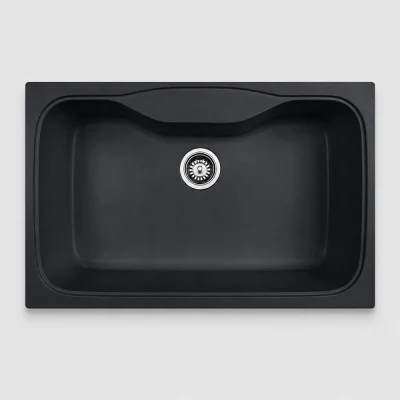 02-black-product سینک گرانیتی تک لگن بزرگ مدل ریرا ZINAS