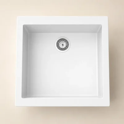 02-white-product سینک گرانیتی تک لگن