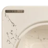 08-cream-marble-sink-corner-brass-plaque سینک گرانیتی تک لگن بزرگ مدل ریرا ZINAS