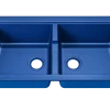 blue-double-bowl-kitchen-sink سینک گرانیتی دو لگن بدون سینی دیما ZINAS