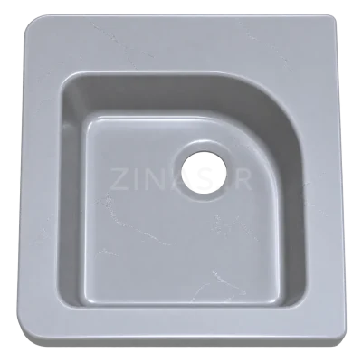 zinas-gray-marble-square-granite-washbasin روشویی گرانیتی مدرن زیناس کد 102
