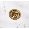 siphon-sink-granite-gold-installed سیفون سینک گرانیتی تک لگن زیناس