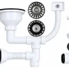 siphon-sink-granite-zinas-single-bowl-complete-set سیفون سینک گرانیتی تک لگن زیناس